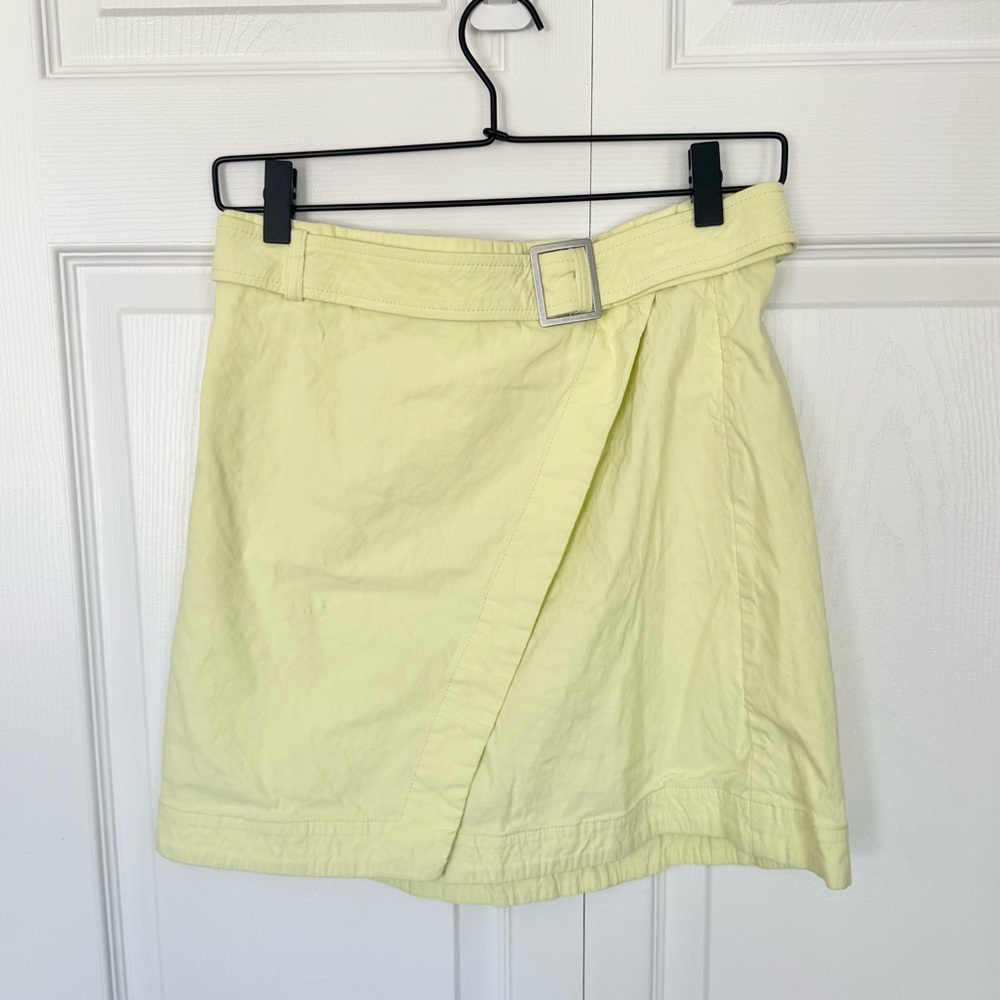 MAEVE by Anthropologie neon yellow 90’s skirt US SZ 8